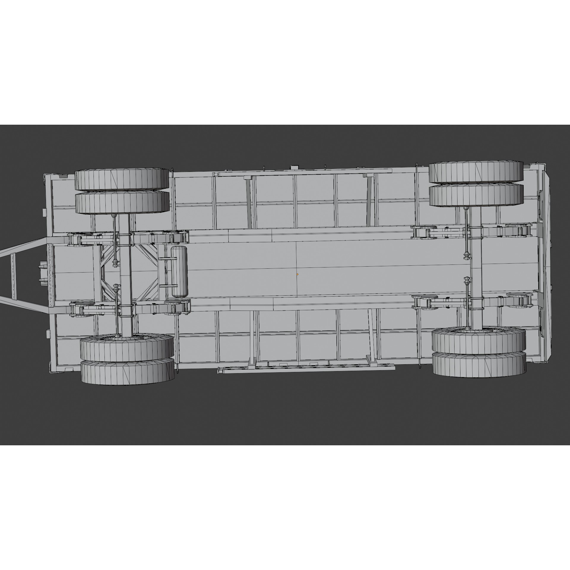 Farm Trailer - Game-Ready 3D Model - View 24