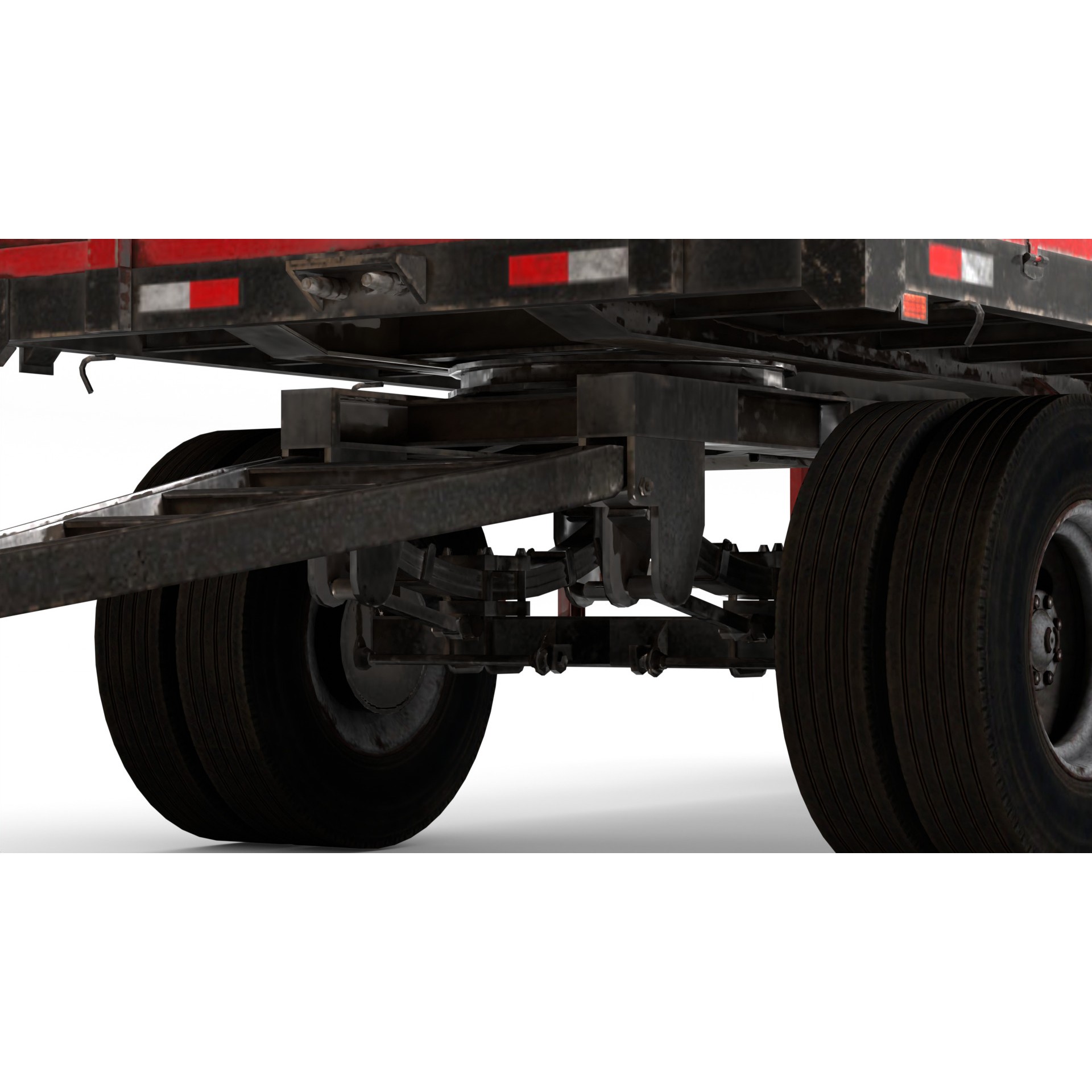 Farm Trailer - Game-Ready 3D Model - View 6