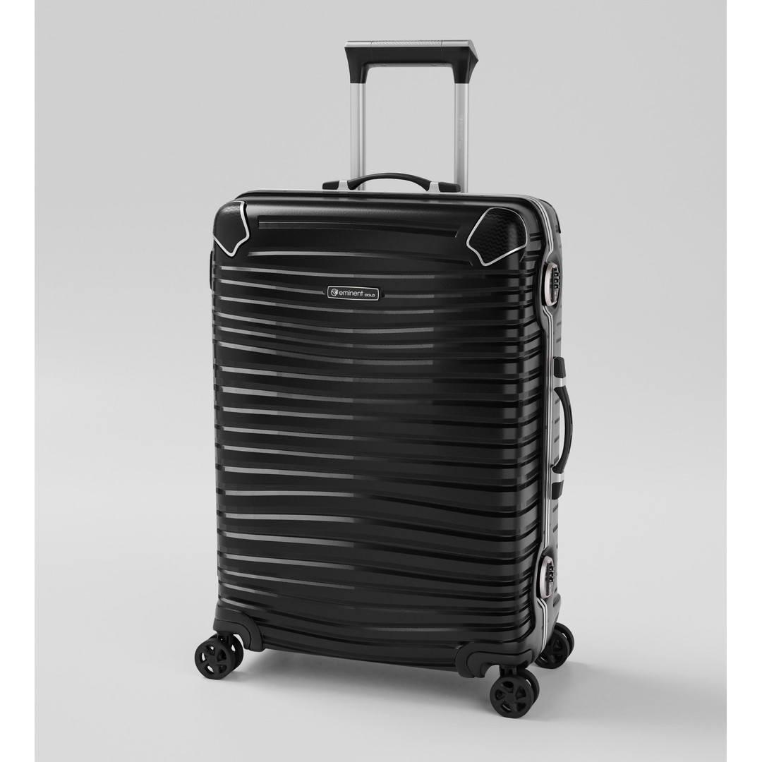 Modern Travel Suitcase 3D Model – Low Poly Game Asset, FBX - View 13