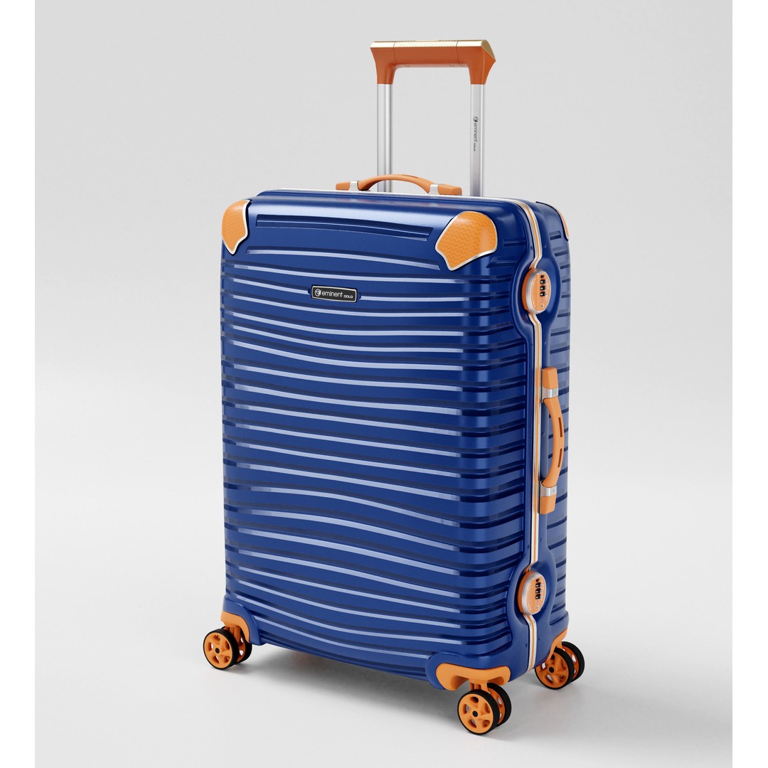 Modern Travel Suitcase 3D Model – Low Poly Game Asset, FBX - View 14