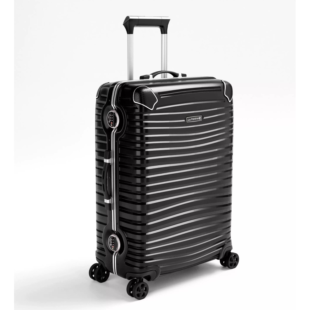Modern Travel Suitcase 3D Model – Low Poly Game Asset, FBX - View 2