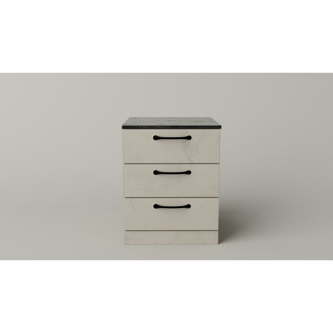 Kitchen Cabinet 3D Model – Low Poly PBR Game Asset, Blender & FBX - View 17