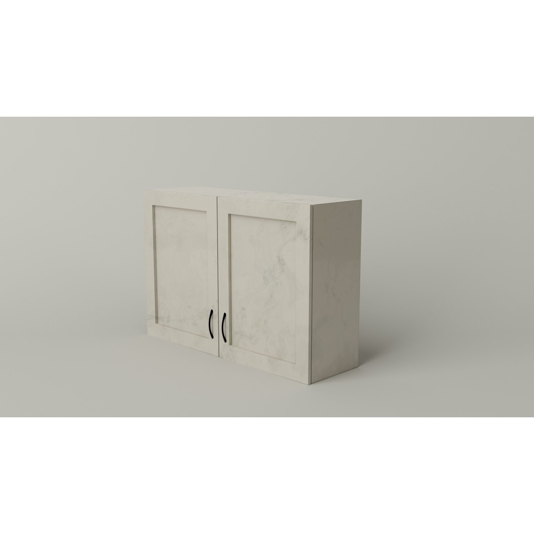Kitchen Cabinet 3D Model – Low Poly PBR Game Asset, Blender & FBX - View 9