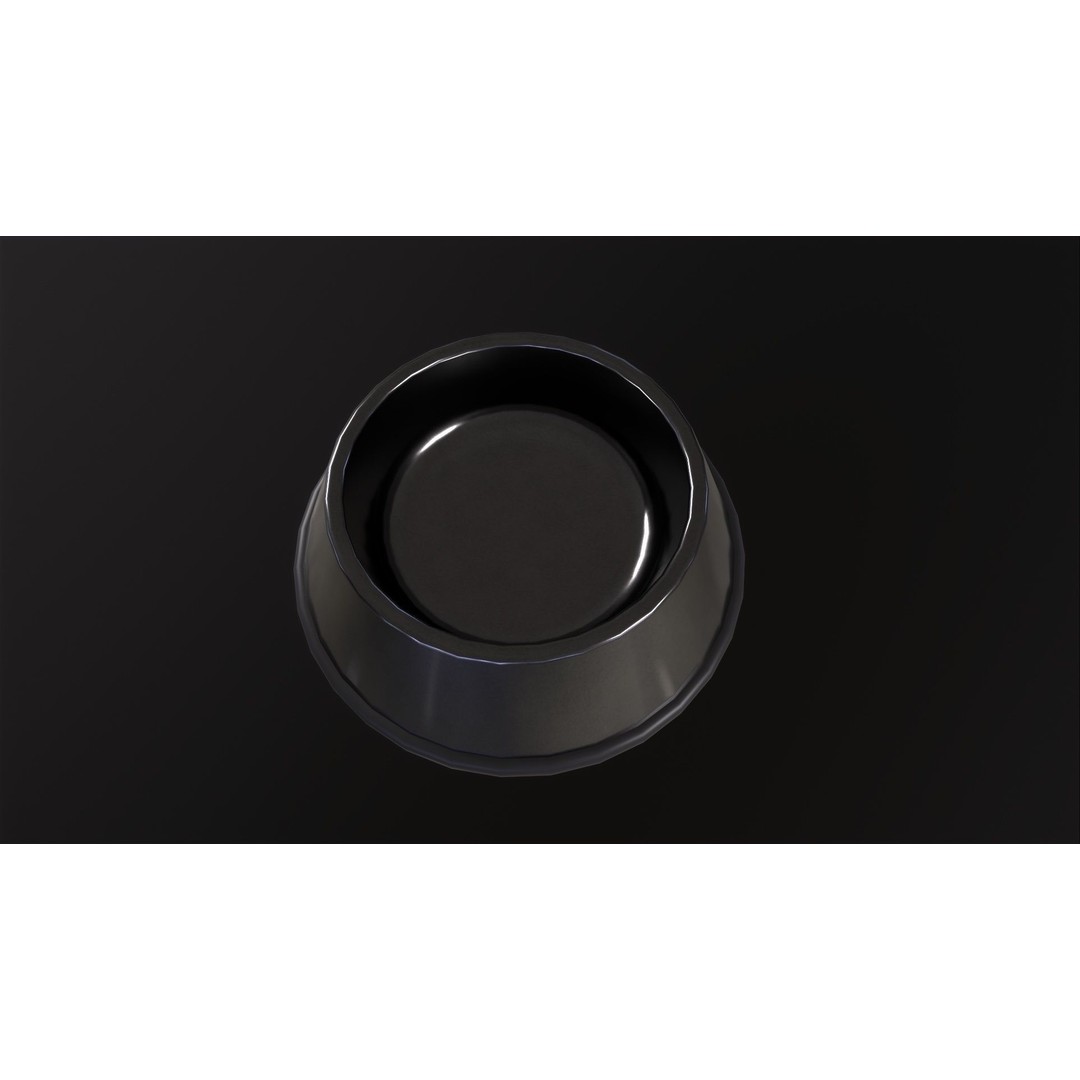 Food Bowl 3D Model – Low Poly Game Asset, PBR Textures, FBX, OBJ, Blender - View 6
