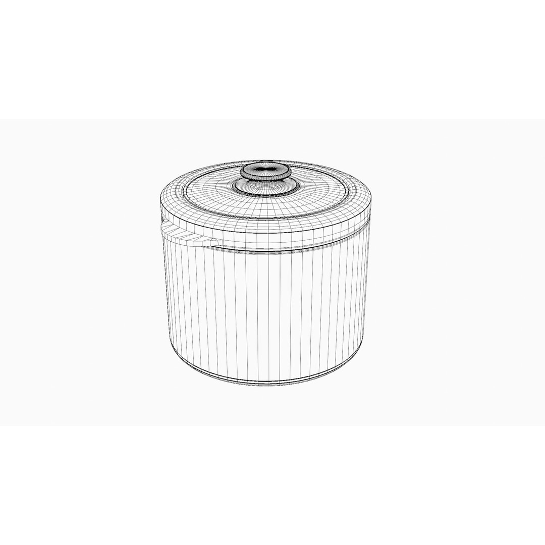Low Poly Steamer 3D Model – Kitchen Appliance with PBR Textures, FBX - View 13