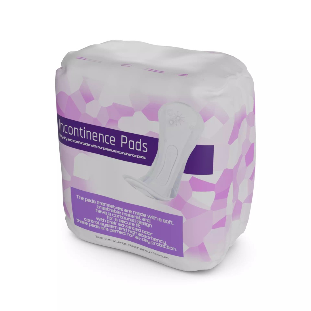 Incontinence Pads 3D Model – Realistic Household Asset, FBX - View 2