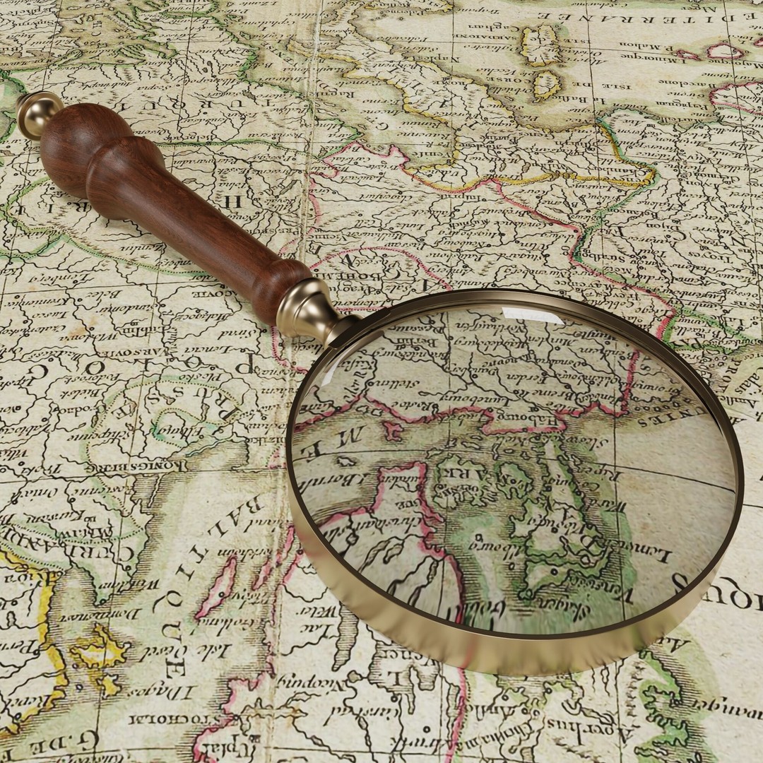 Handheld Magnifying Glass 3D Model – PBR Textured, Blender, FBX, OBJ - View 7