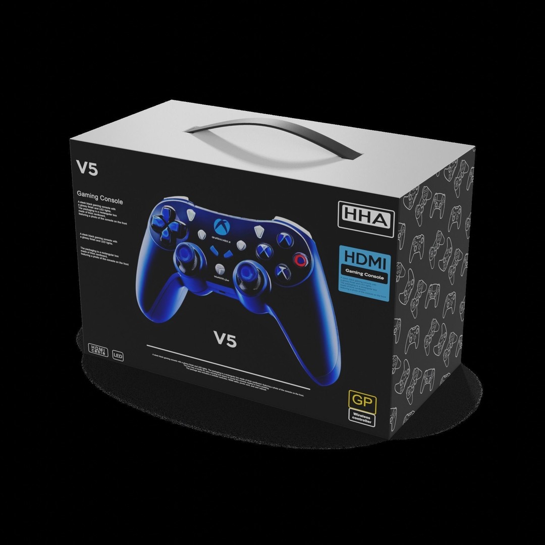 Gaming Console 3D Model – Low Poly Game Asset, FBX, PBR Textures