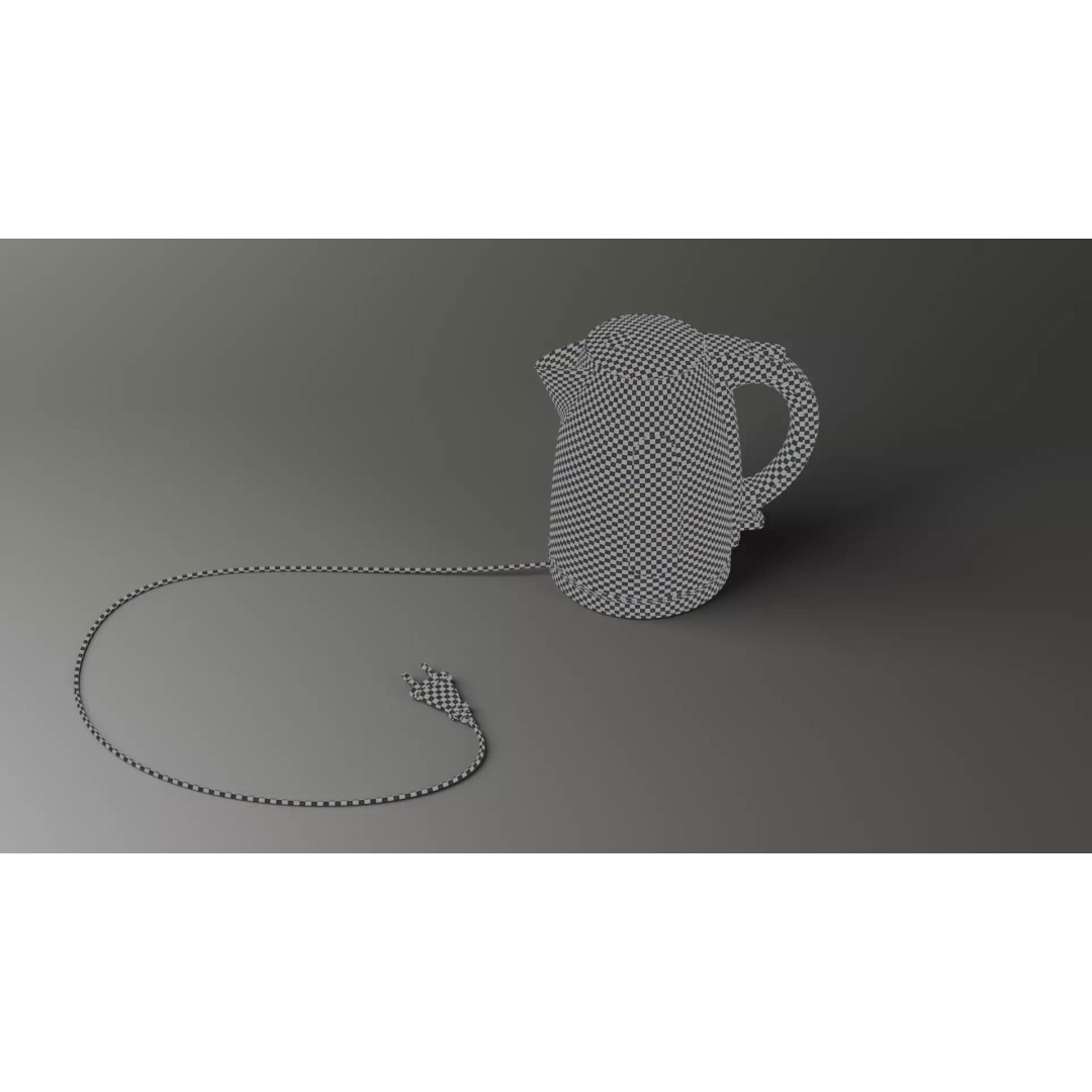 Modern Kettle 3D Model – High Poly Rigged Asset for Animation, FBX - View 17
