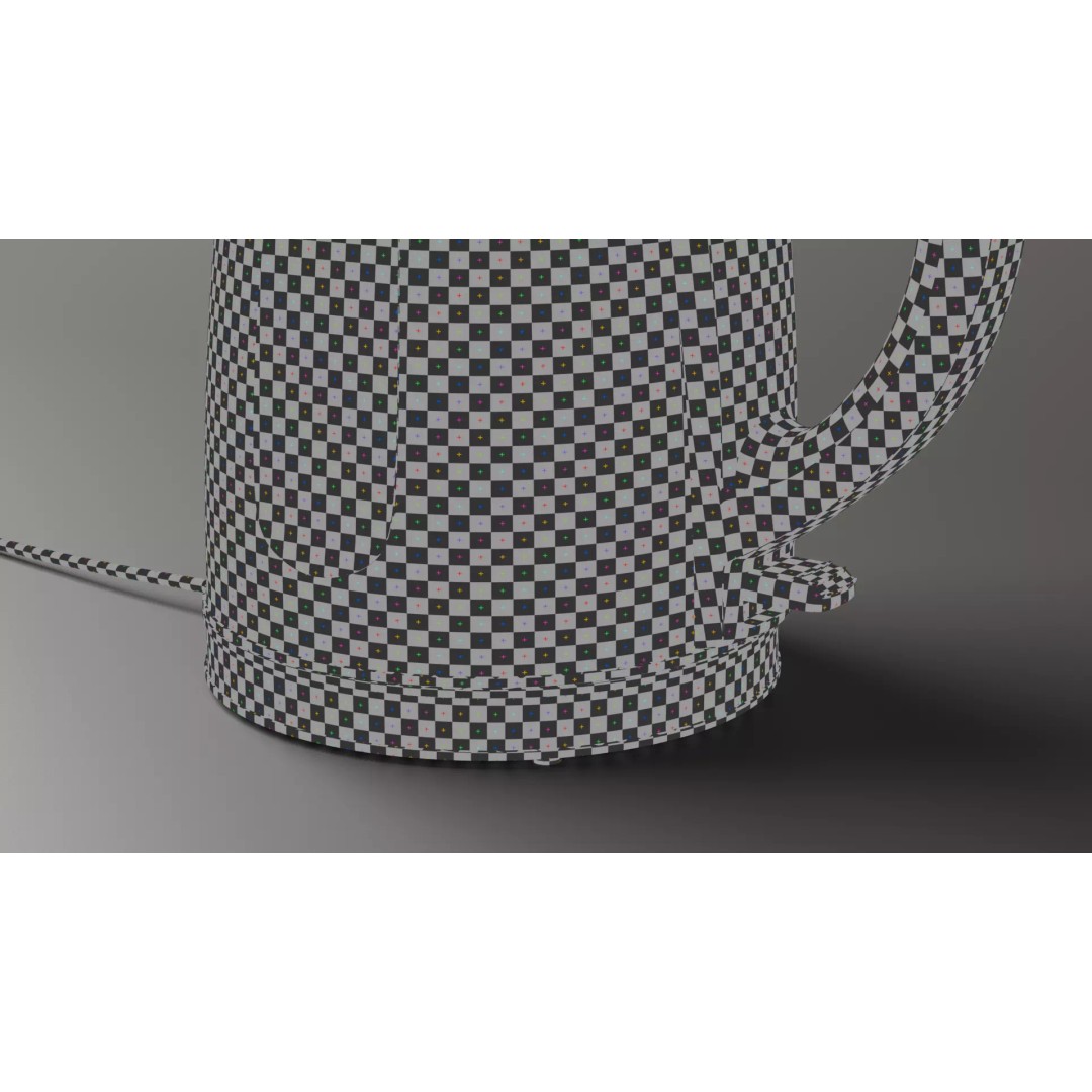 Modern Kettle 3D Model – High Poly Rigged Asset for Animation, FBX - View 20