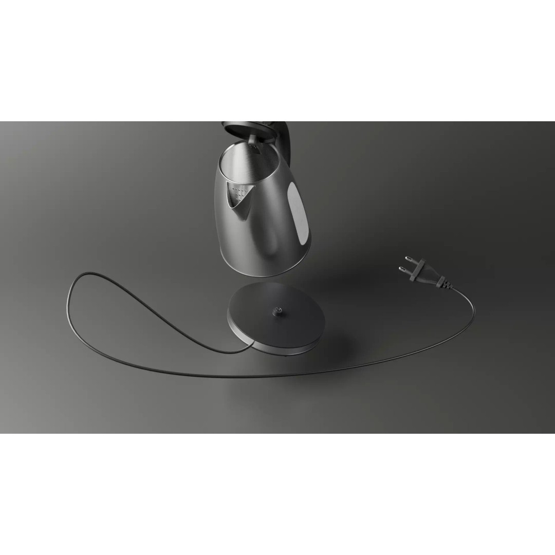 Modern Kettle 3D Model – High Poly Rigged Asset for Animation, FBX - View 8