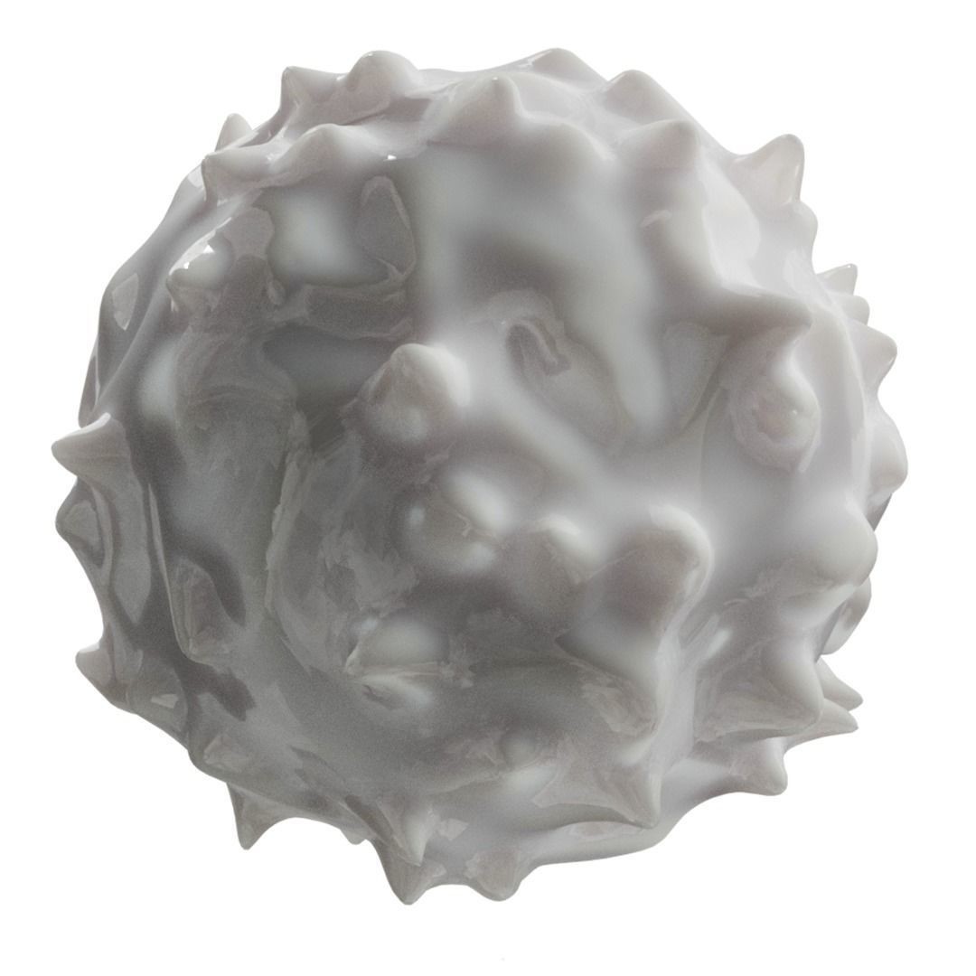 Lymphocytes 3D Model – Detailed Medical Asset, PBR Textures, OBJ - View 9