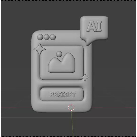Artificial Intelligence 3D Icon Pack – High-Quality PBR Assets for Design - View 104