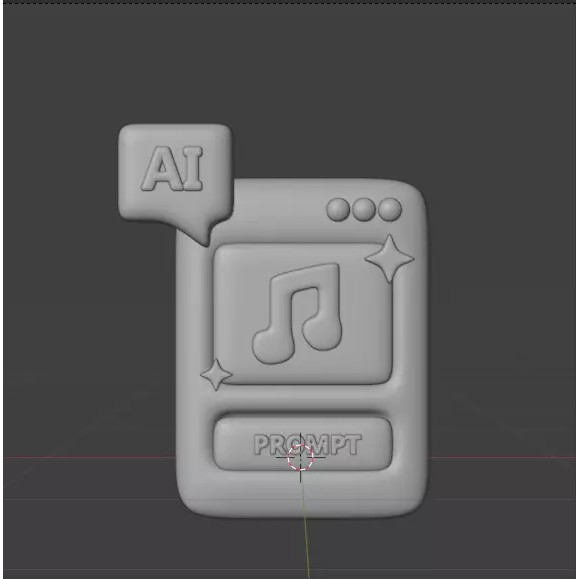 Artificial Intelligence 3D Icon Pack – High-Quality PBR Assets for Design - View 110