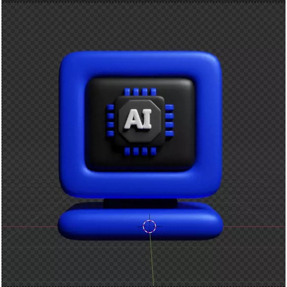 Artificial Intelligence 3D Icon Pack – High-Quality PBR Assets for Design - View 34