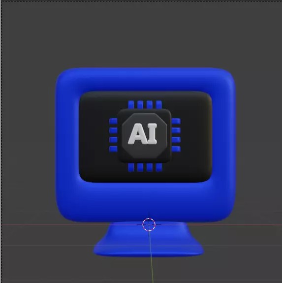 Artificial Intelligence 3D Icon Pack – High-Quality PBR Assets for Design - View 36