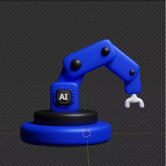 Artificial Intelligence 3D Icon Pack – High-Quality PBR Assets for Design - View 56
