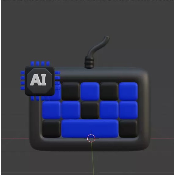 Artificial Intelligence 3D Icon Pack – High-Quality PBR Assets for Design - View 59