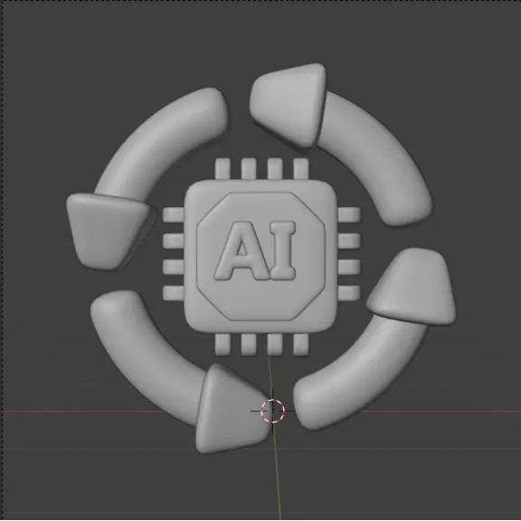Artificial Intelligence 3D Icon Pack – High-Quality PBR Assets for Design - View 63