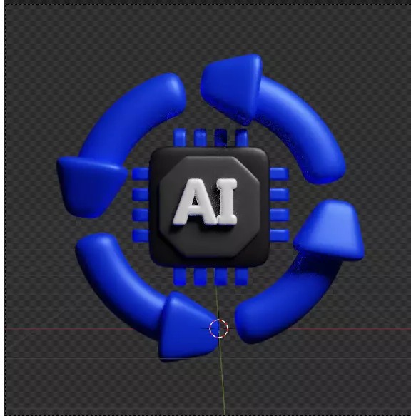 Artificial Intelligence 3D Icon Pack – High-Quality PBR Assets for Design - View 65