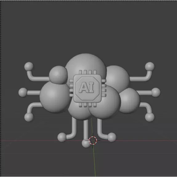 Artificial Intelligence 3D Icon Pack – High-Quality PBR Assets for Design - View 75