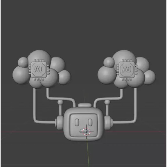 Artificial Intelligence 3D Icon Pack – High-Quality PBR Assets for Design - View 78