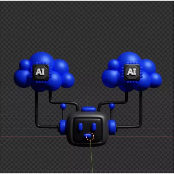 Artificial Intelligence 3D Icon Pack – High-Quality PBR Assets for Design - View 80