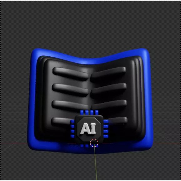 Artificial Intelligence 3D Icon Pack – High-Quality PBR Assets for Design - View 96