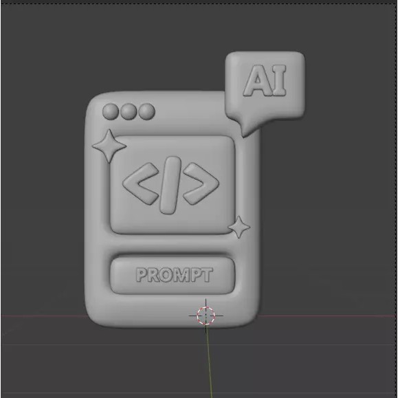 Artificial Intelligence 3D Icon Pack – High-Quality PBR Assets for Design - View 98