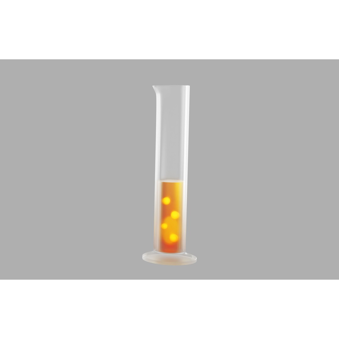 Chemical Elements 3D Model – Low Poly Laboratory Equipment, Blender - View 10