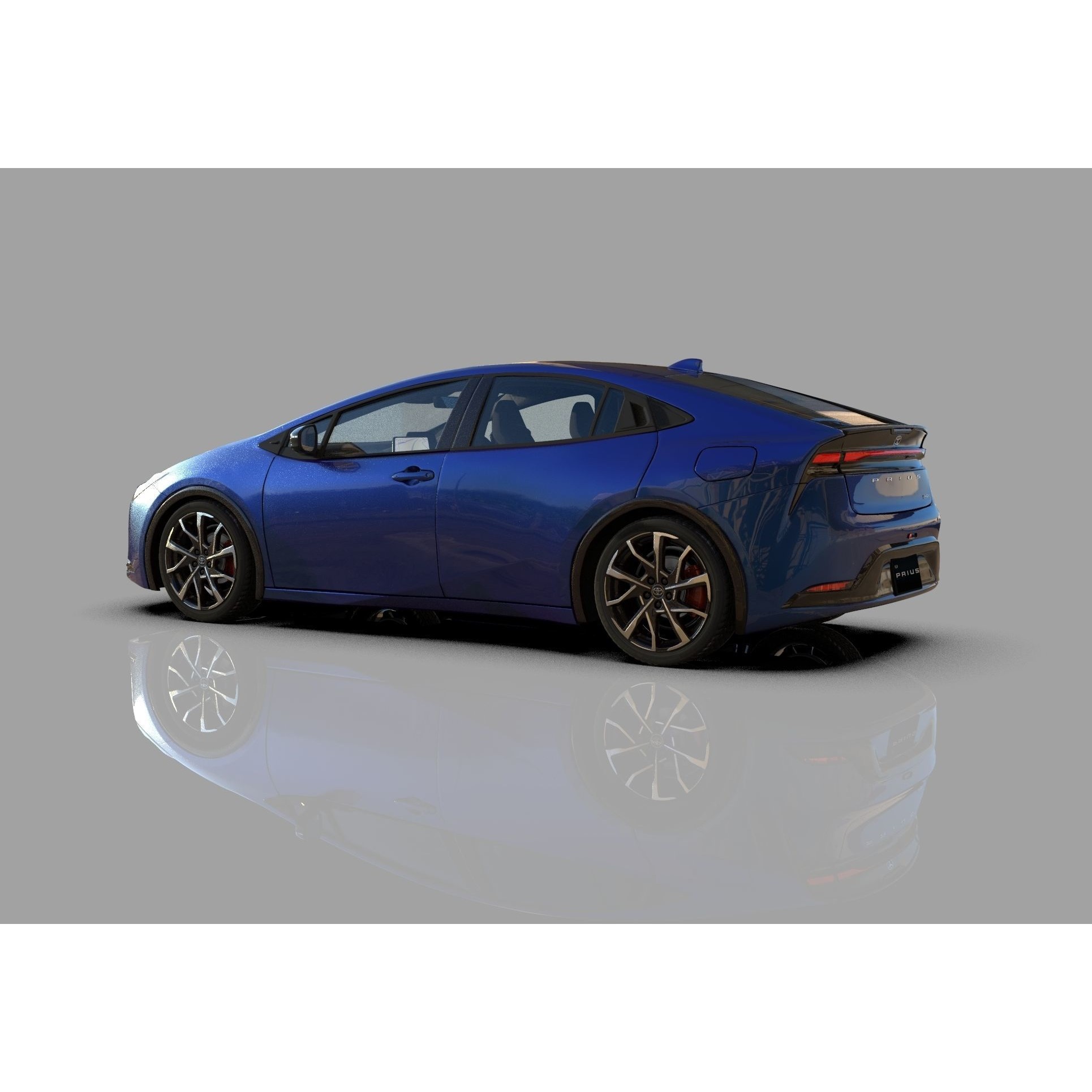 Toyota Prius 2023 - High-Poly Interior 3D Model - View 18