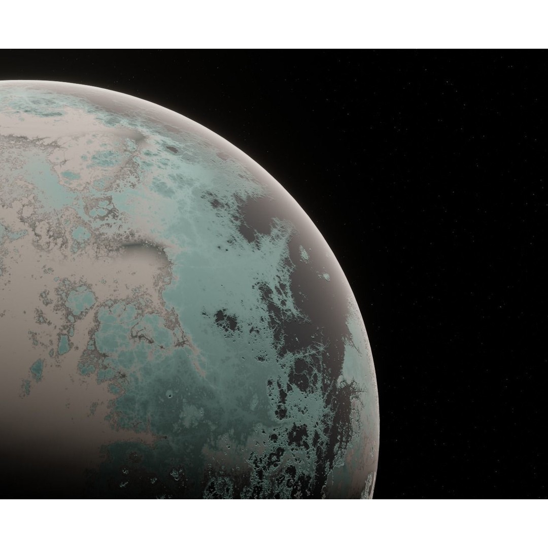 Alien Planet 3D Model – Low Poly Game Ready Asset, Blender, FBX - View 14