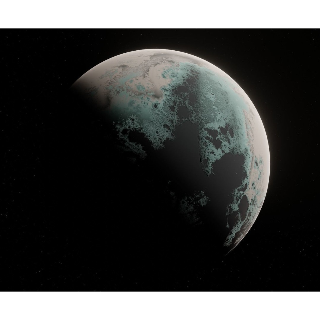 Alien Planet 3D Model – Low Poly Game Ready Asset, Blender, FBX - View 20