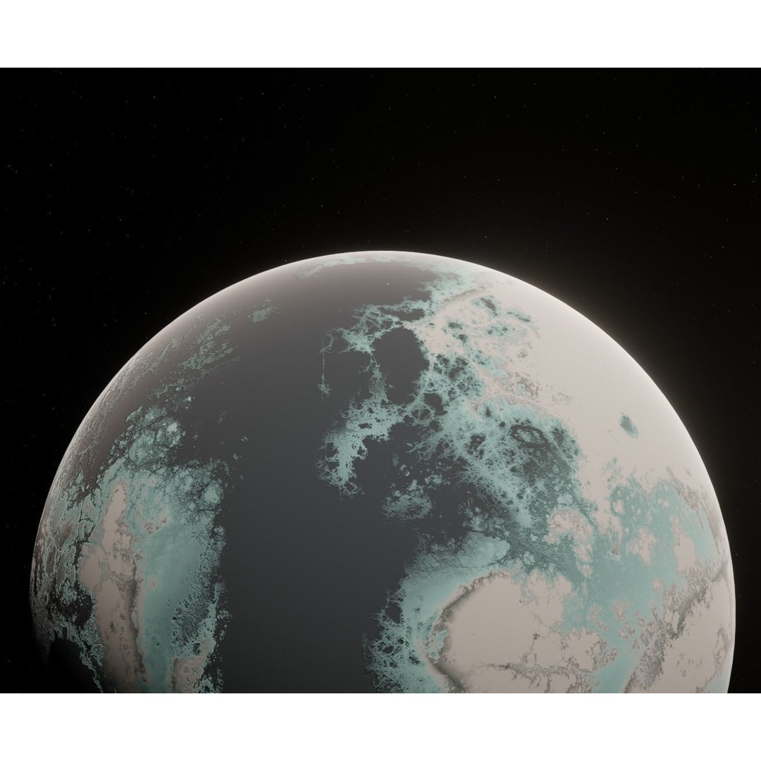 Alien Planet 3D Model – Low Poly Game Ready Asset, Blender, FBX - View 21