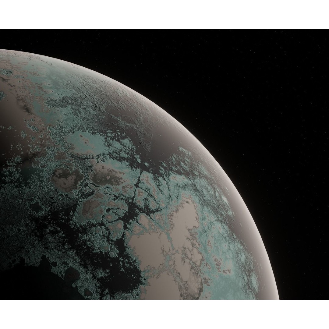 Alien Planet 3D Model – Low Poly Game Ready Asset, Blender, FBX - View 22