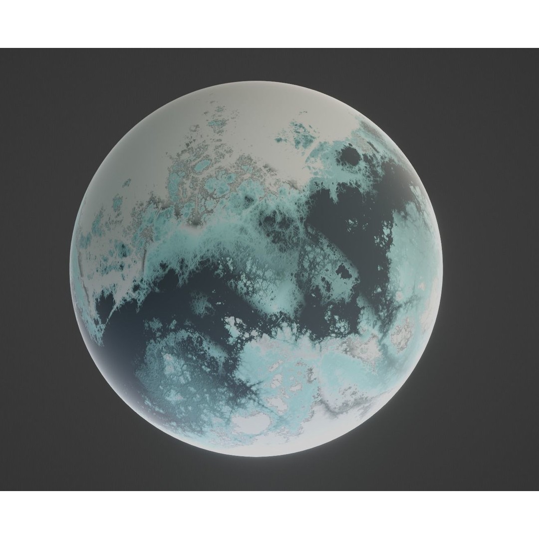 Alien Planet 3D Model – Low Poly Game Ready Asset, Blender, FBX - View 23