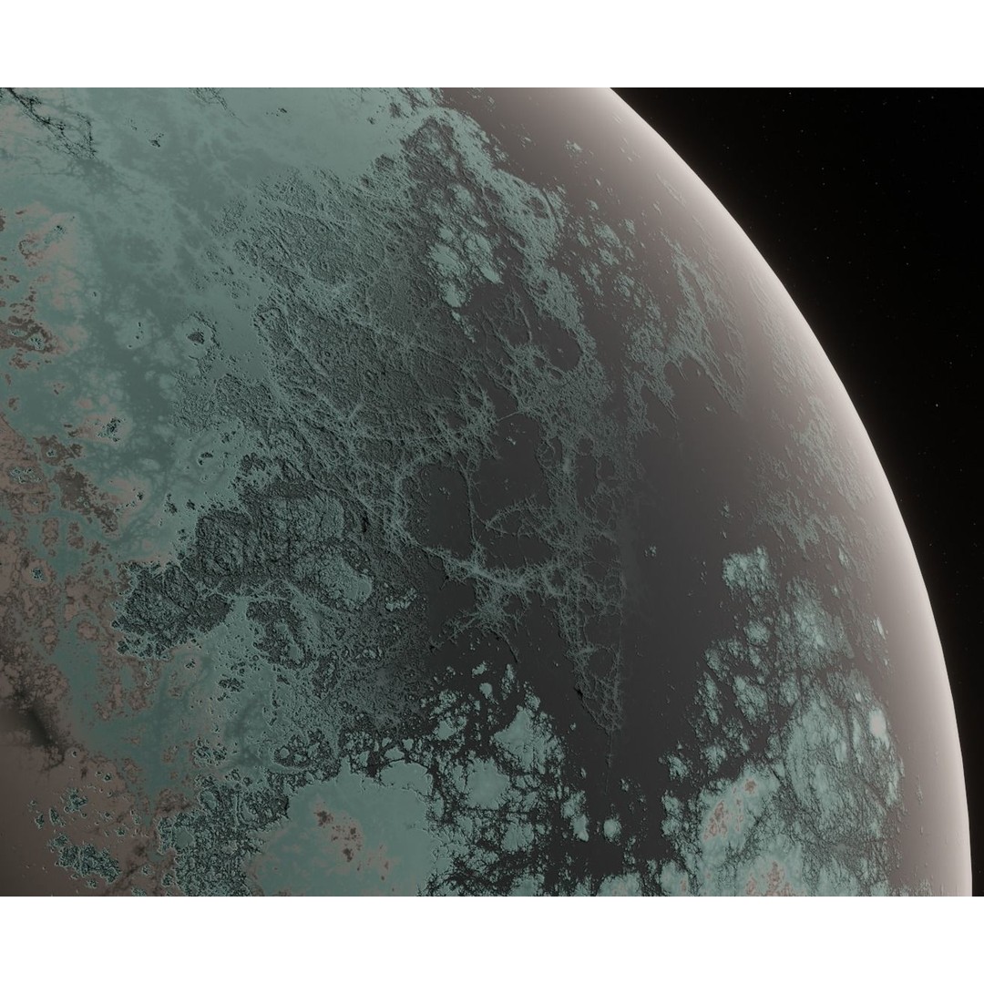 Alien Planet 3D Model – Low Poly Game Ready Asset, Blender, FBX - View 8