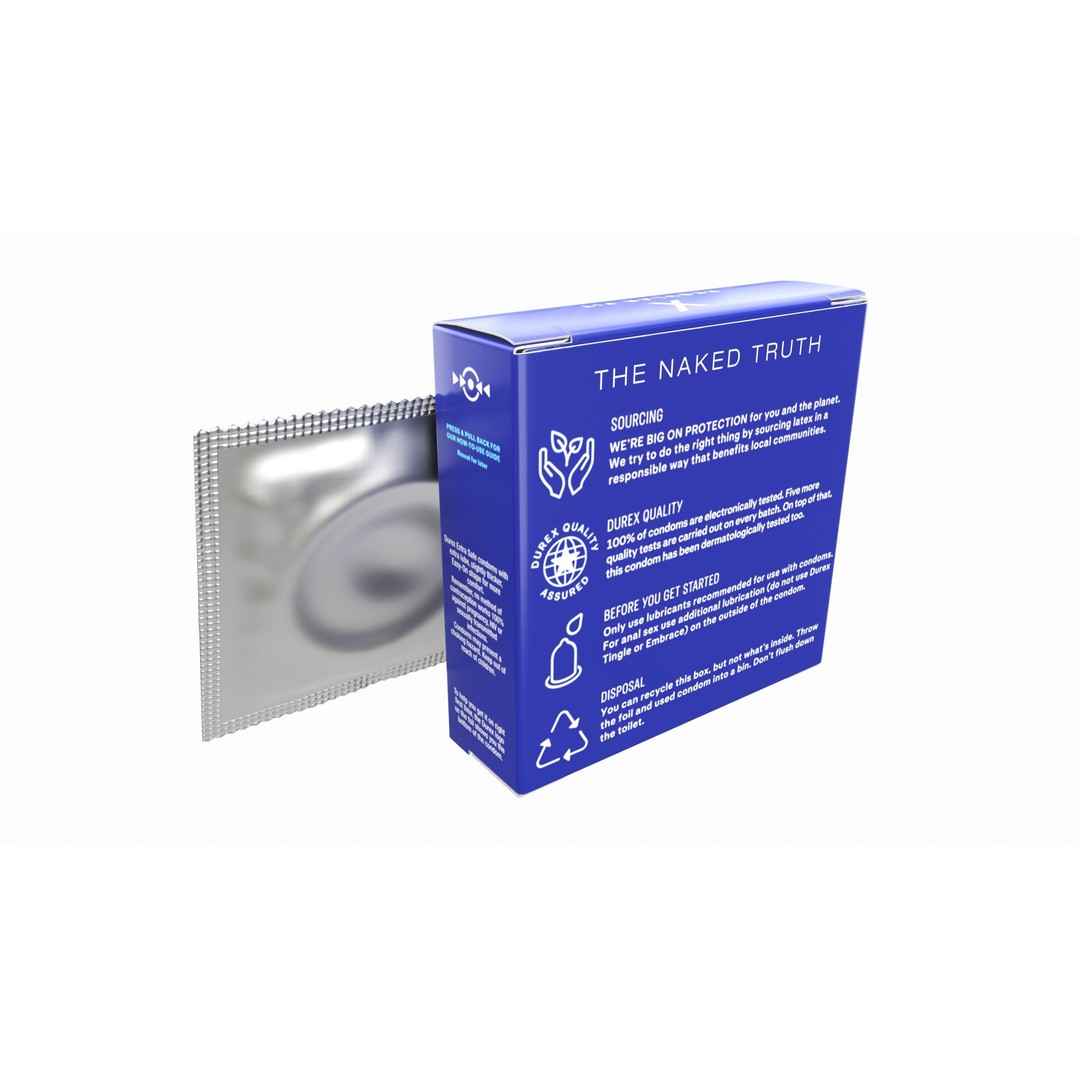 Condom Box 3D Model – High Quality PBR Asset, FBX, OBJ - View 5