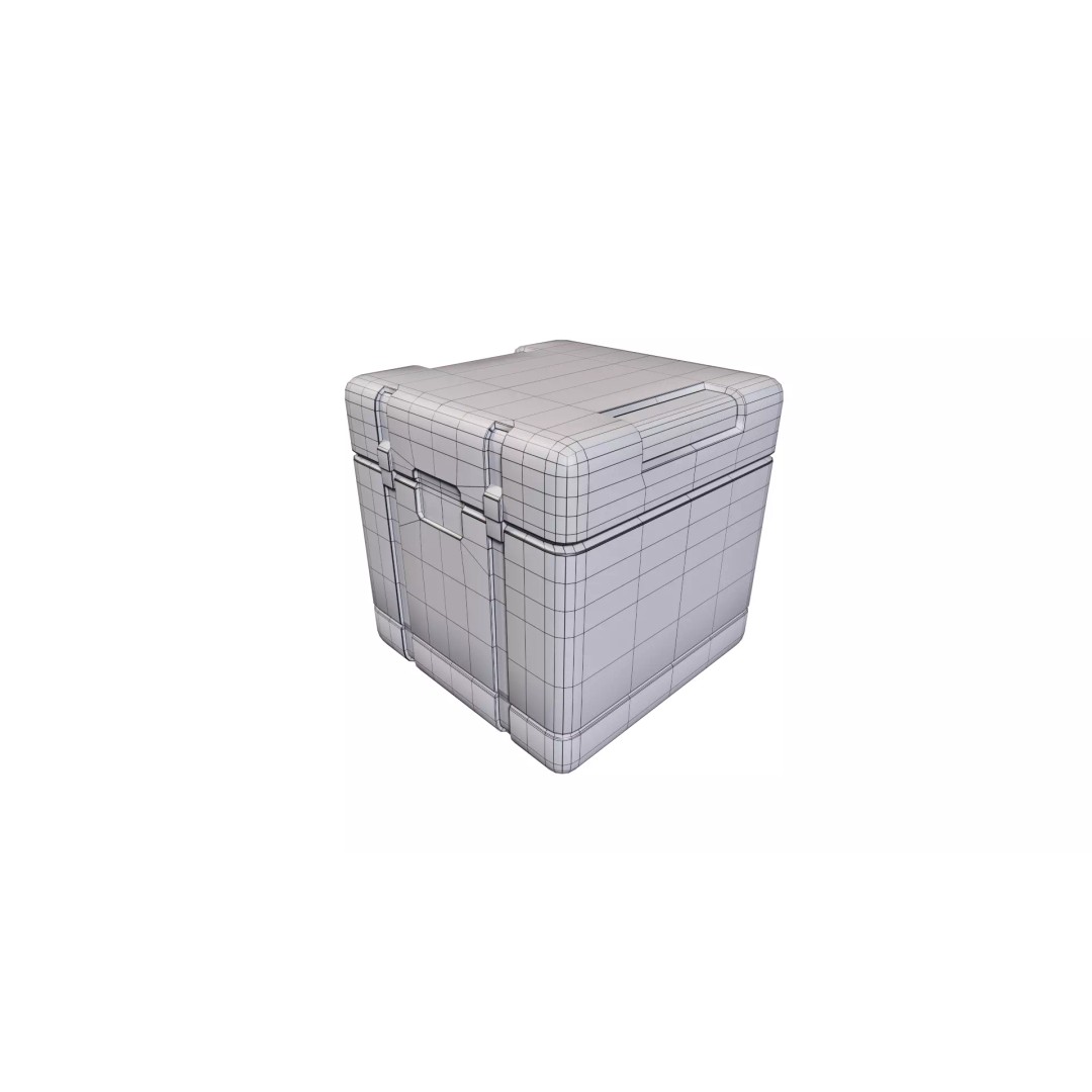 Sci-Fi Supply Tank 3D Model – Low Poly Game Asset, PBR Textures - View 10