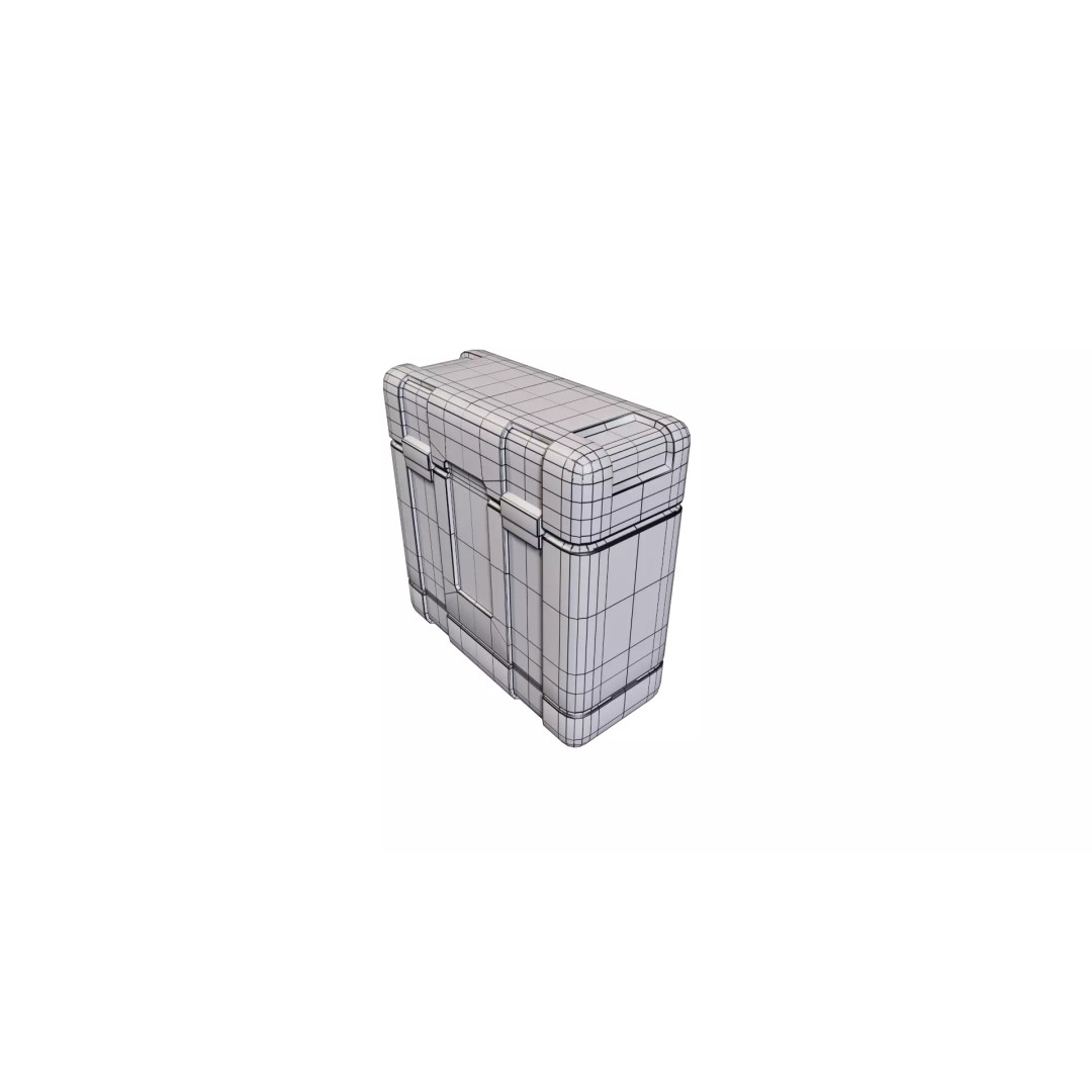 Sci-Fi Supply Tank 3D Model – Low Poly Game Asset, PBR Textures - View 13