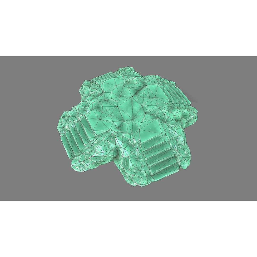 Staris Rock 09 3D Model – Low Poly PBR Landscape Asset, FBX, OBJ - View 13