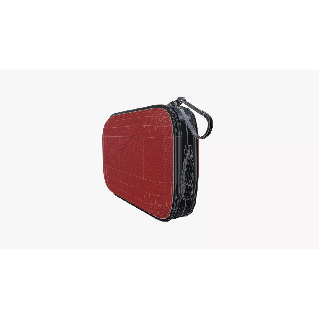 First Aid Box 3D Model – Low Poly Medical Kit, FBX & PBR Textures - View 29