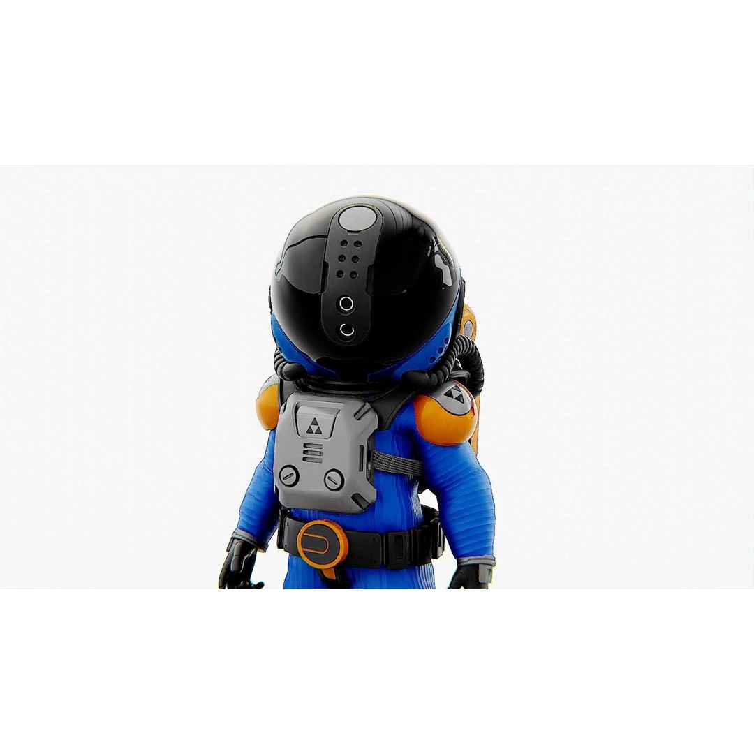 Toon Astronaut F-G 3D Model – Rigged Character for Unity & Unreal Engine - View 23