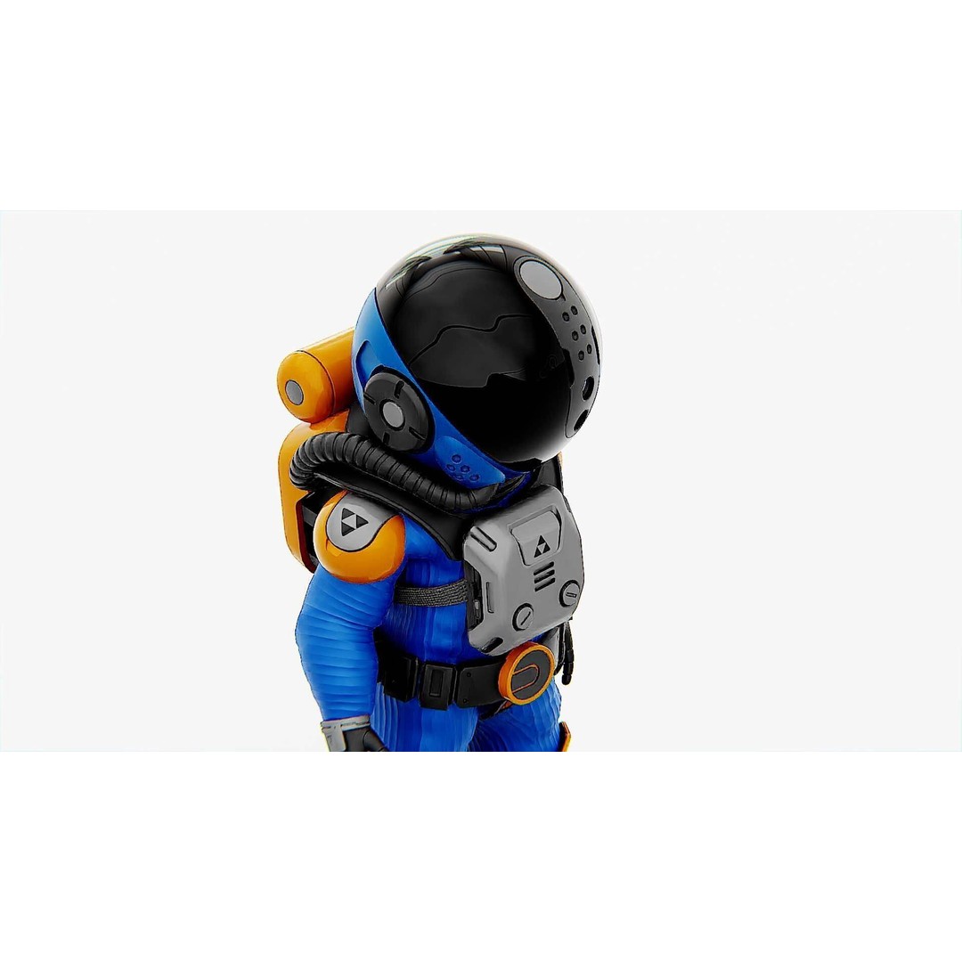 Toon Astronaut F-G 3D Model – Rigged Character for Unity & Unreal Engine - View 25