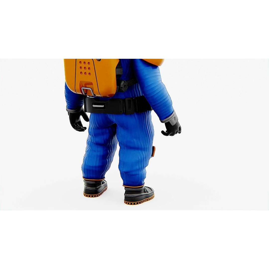 Toon Astronaut F-G 3D Model – Rigged Character for Unity & Unreal Engine - View 27