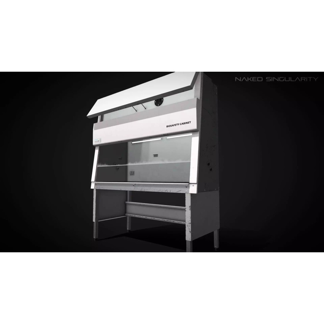 Biosafety Cabinet 3D Model – Low Poly PBR Laboratory Asset, FBX - View 2
