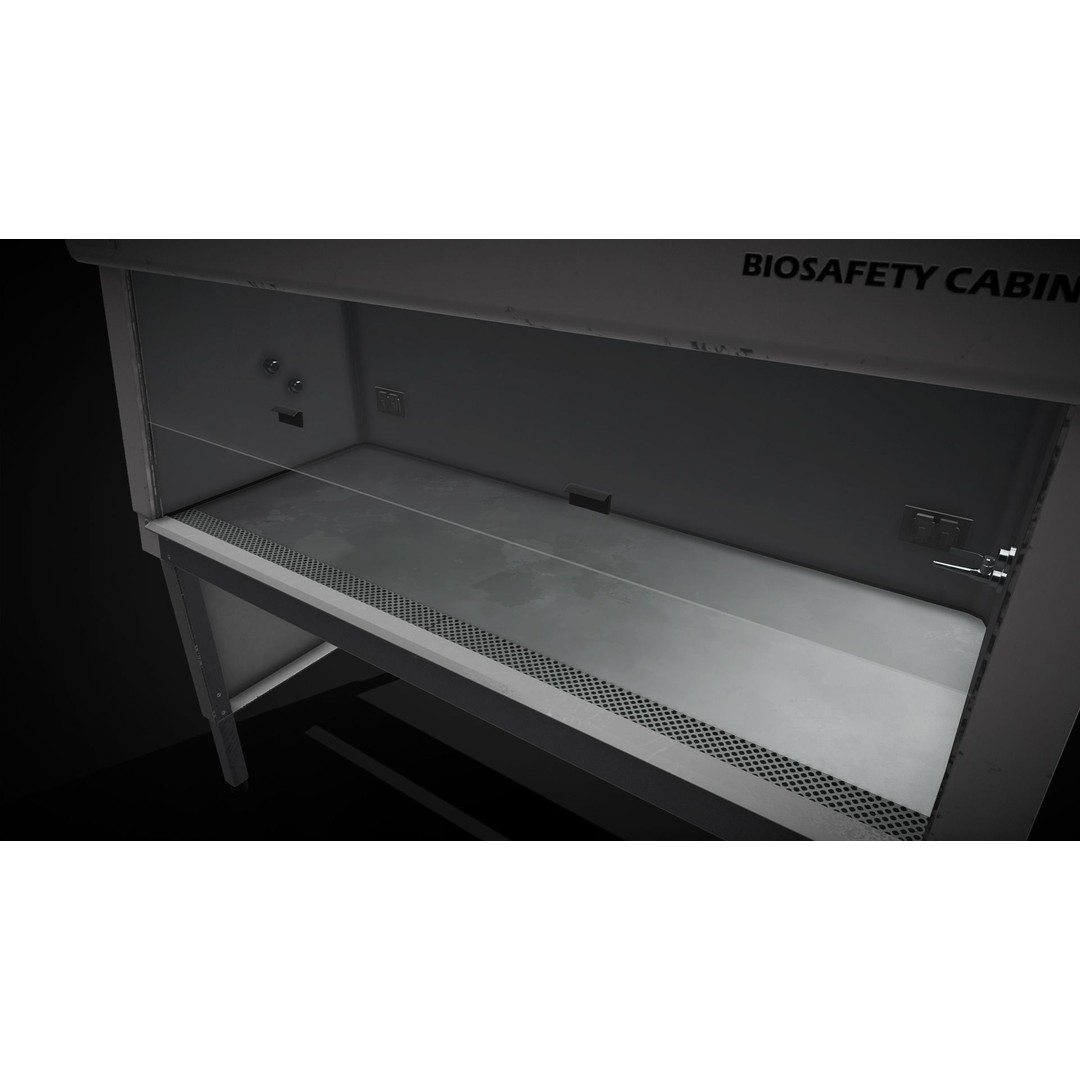 Biosafety Cabinet 3D Model – Low Poly PBR Laboratory Asset, FBX - View 5