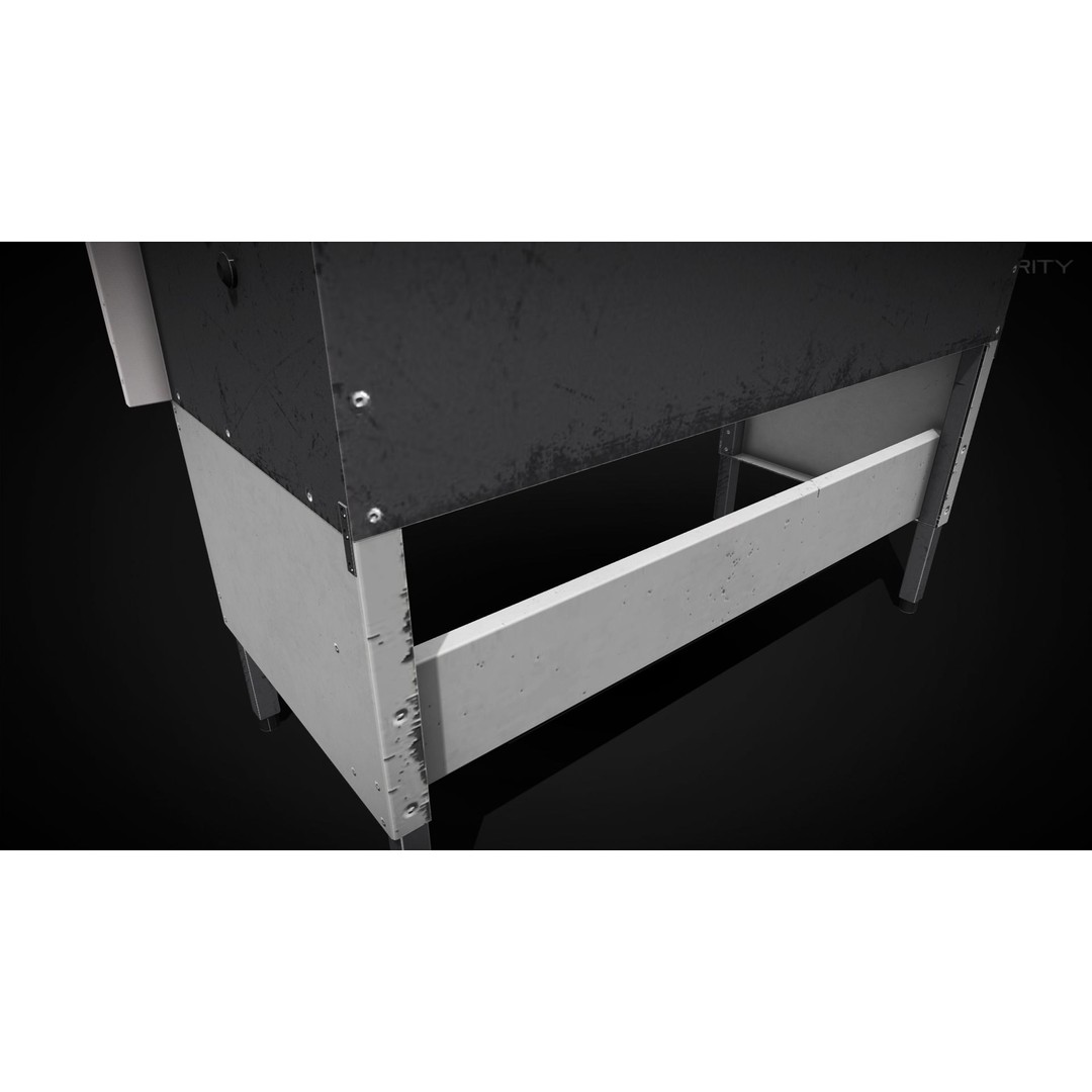Biosafety Cabinet 3D Model – Low Poly PBR Laboratory Asset, FBX - View 7