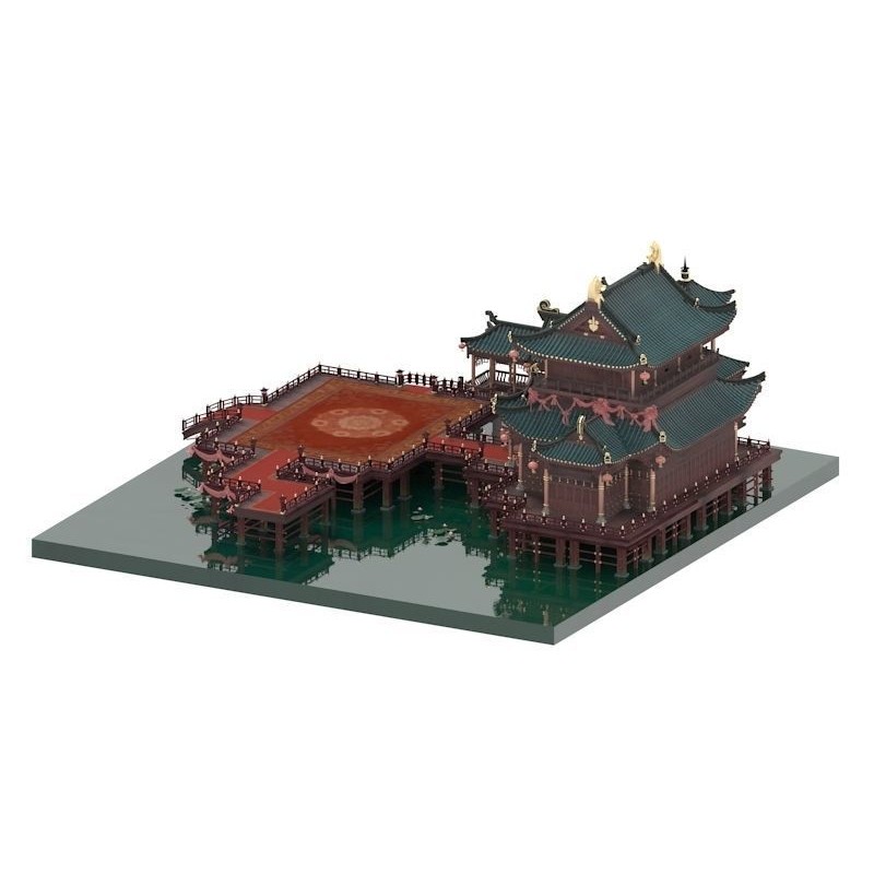 Ancient Chinese Architecture 3D Model – Historic Palace Structures, FBX - View 5