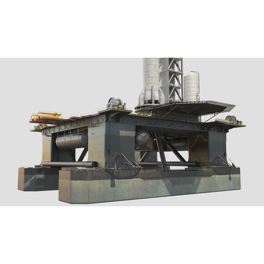 SpaceX Sea Launch Rocket Deimos Complex 3D Model – High Quality PBR Assets - View 10